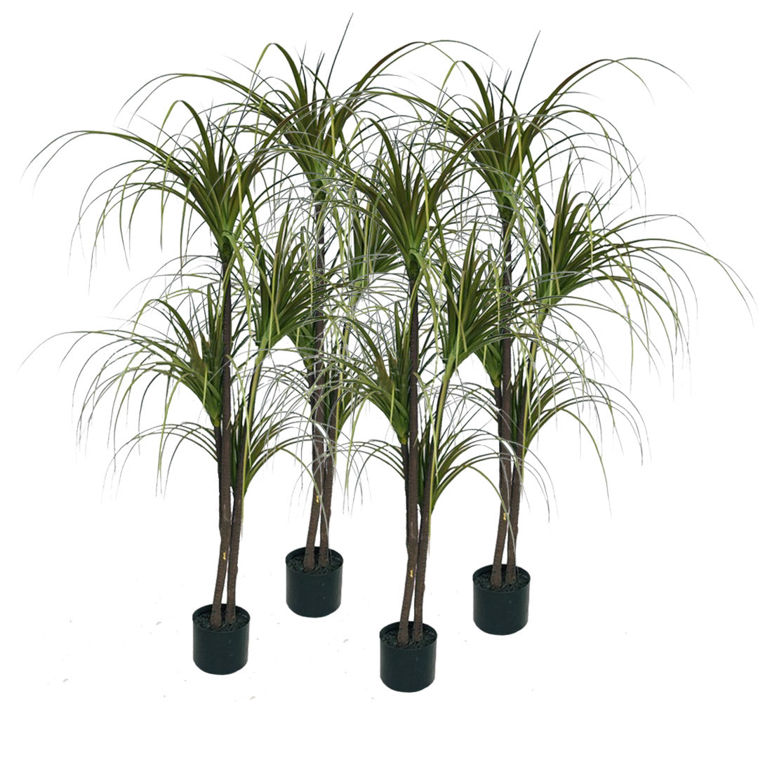Soga 4 X 150cm Green Artificial Indoor Dragon Blood Tree Fake Plant Simulation Decorative
