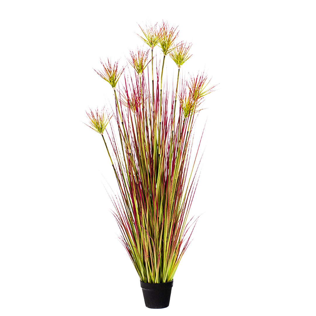 Soga 150cm Purple Red Artificial Indoor Potted Papyrus Plant Tree Fake Simulation Decorative