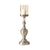 Soga 43.3cm Glass Candlestick Candle Holder Stand Pillar Glass/Iron Metal