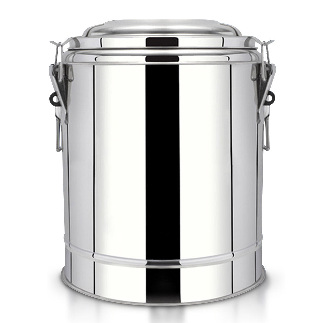 22L Stainless Steel Insulated Stock Pot Dispenser Hot & Cold Beverage Container