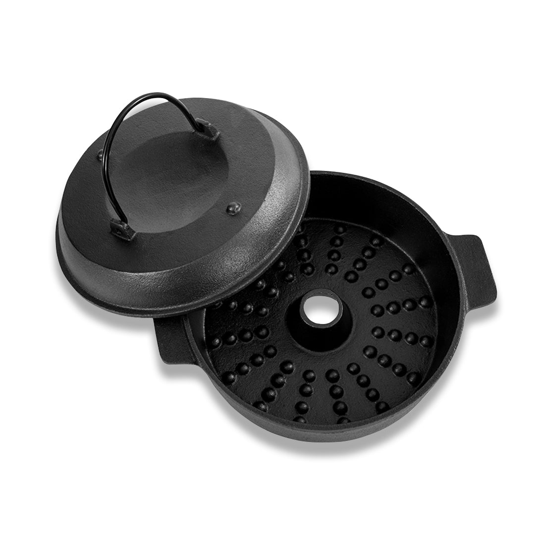 Soga 28cm Cast Iron Dutch Oven Pre Seasoned Cast Iron Pot With Lid