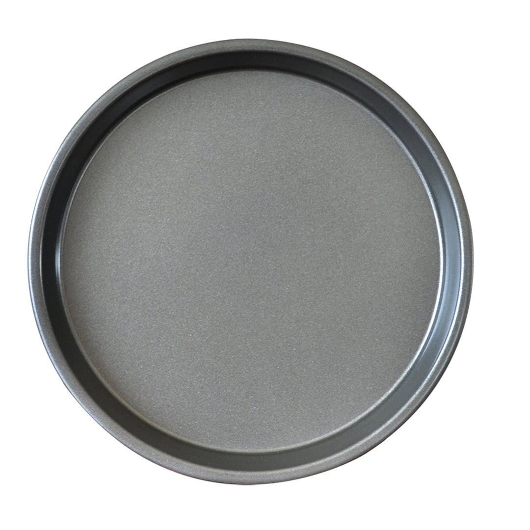 Soga 7 Inch Round Black Steel Non Stick Pizza Tray Oven Baking Plate Pan