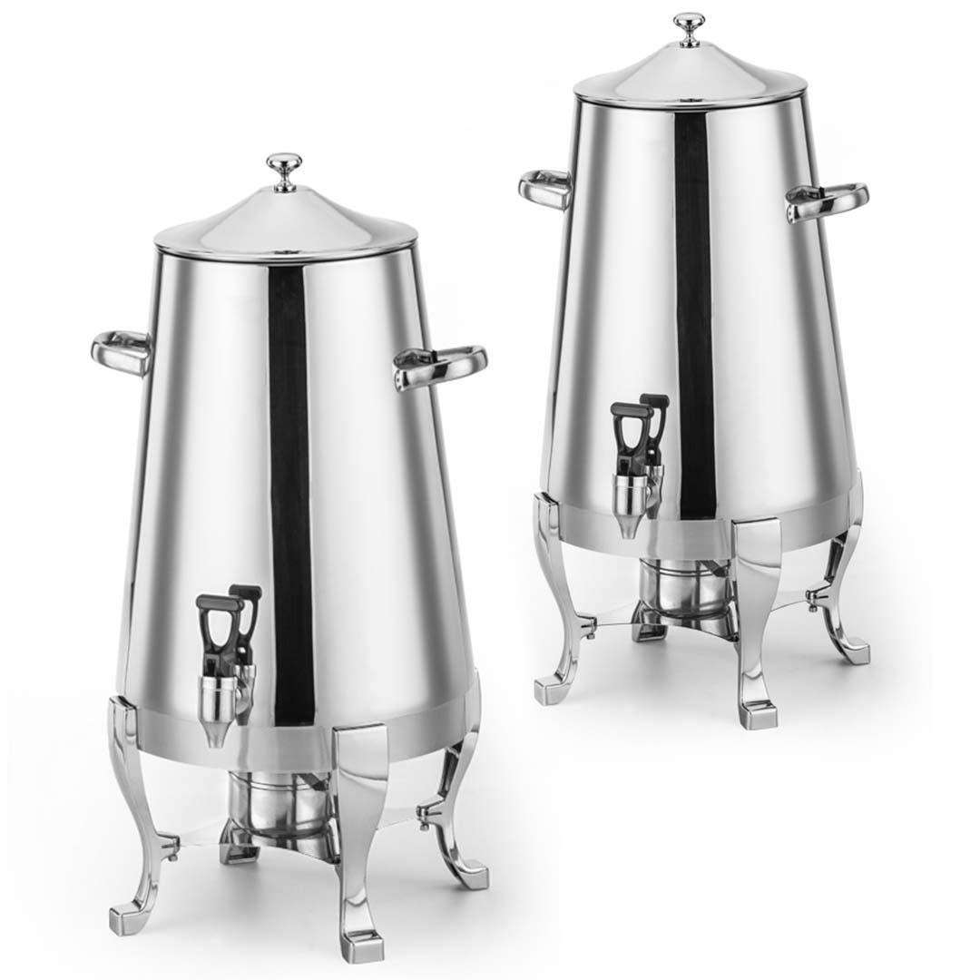 Soga 2 X Stainless Steel 13 L Juicer Water Milk Coffee Pump Beverage Drinking Utensils
