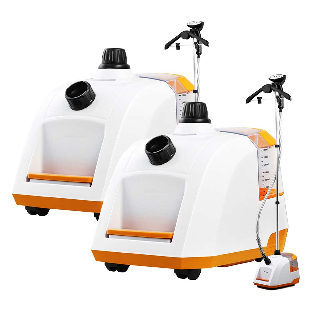 Soga 2 X 80min Garment Steamer Portable Cleaner Steam Iron White