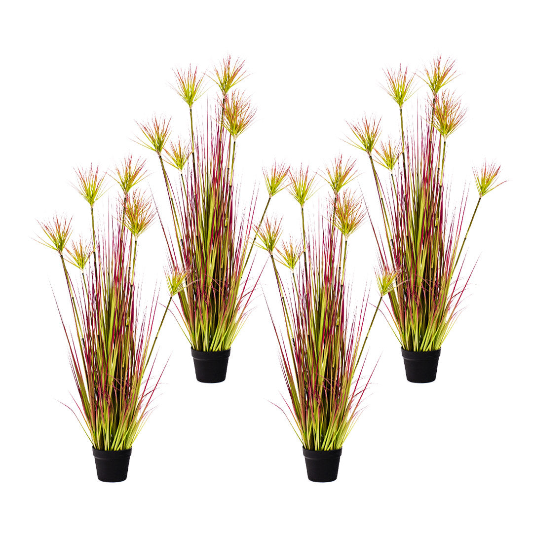 Soga 4 X 120cm Green Artificial Indoor Potted Papyrus Plant Tree Fake Simulation Decorative