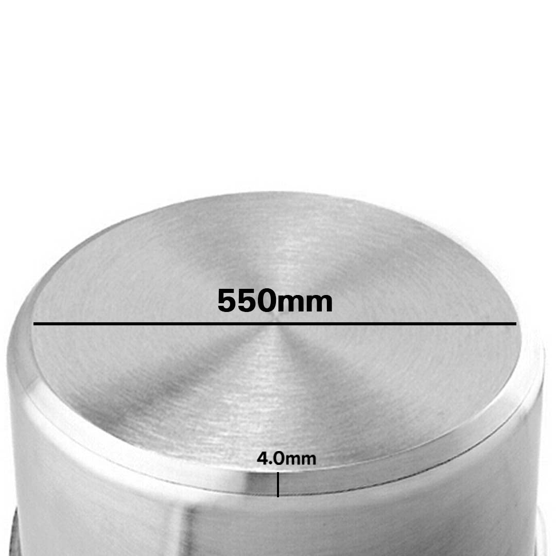 Soga Stock Pot 83 L Top Grade Thick Stainless Steel Stockpot 18/10 Without Lid
