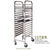 Soga Gastronorm Trolley 16 Tier Stainless Steel With Aluminum Baking Pan Cooking Tray For Bakers