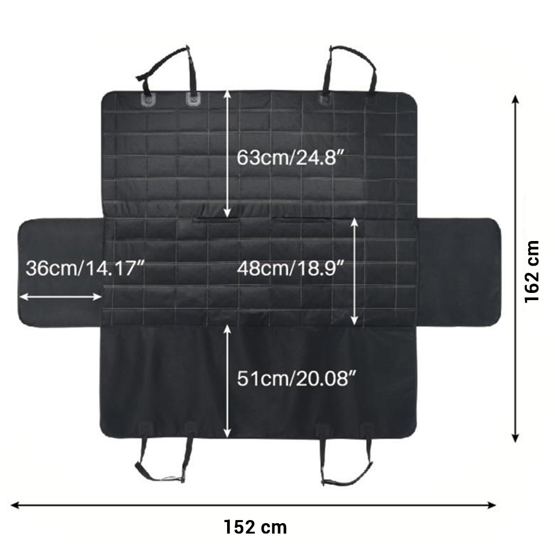 Luxury Car Trunk Pet Mat Boot Cargo Liner Waterproof Seat Cover Protector Hammock Non-Slip Pet Travel Essentials