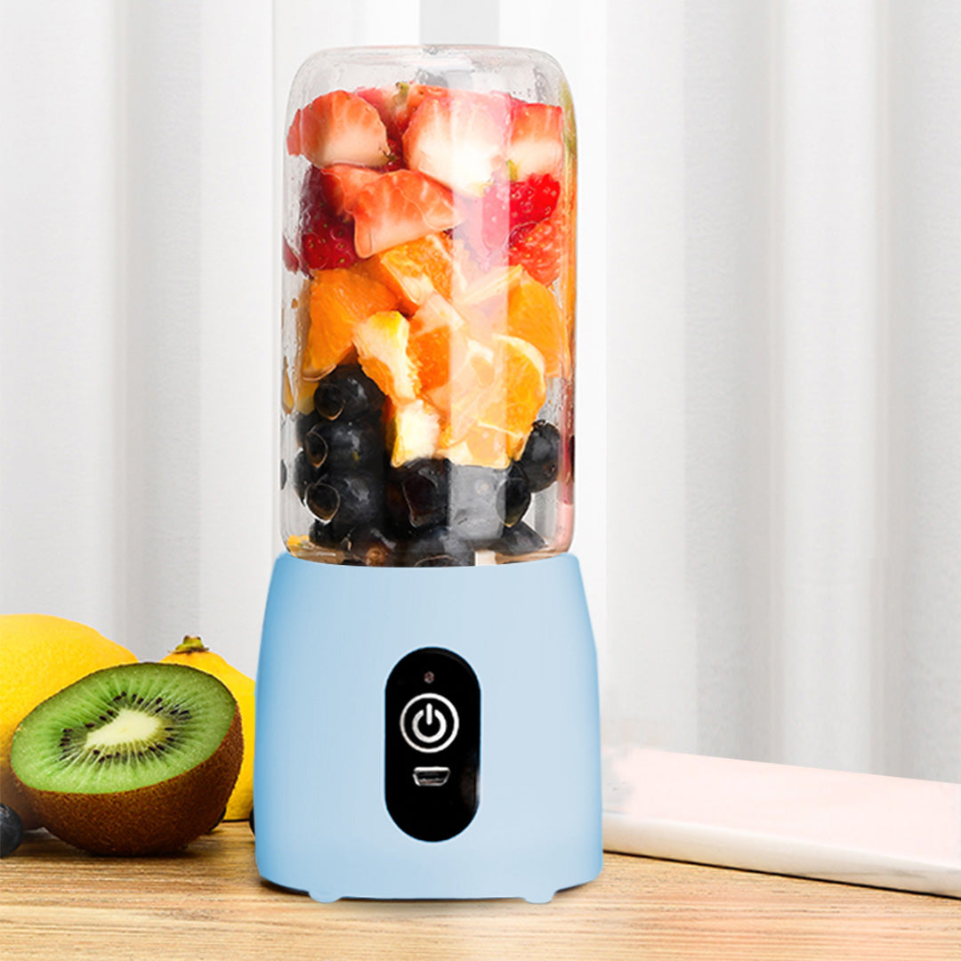 Soga Portable Mini Usb Rechargeable Handheld Juice Extractor Fruit Mixer Juicer Blue