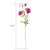 Soga 85cm Green Glass Tall Floor Vase And 12pcs Dark Pink Artificial Fake Flower Set