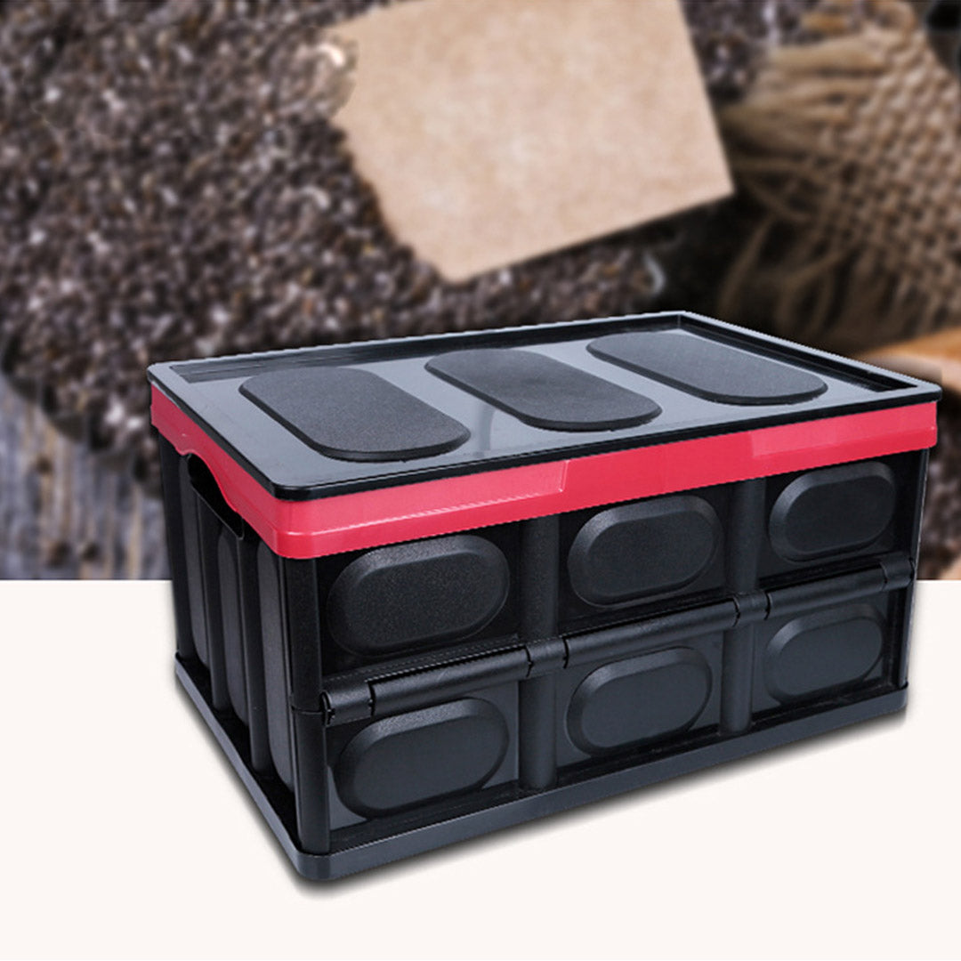 Soga 4 X 30 L Collapsible Car Trunk Storage Multifunctional Foldable Box Black