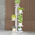 Soga 5 Tier 6 Pots White Round Metal Plant Rack Flowerpot Storage Display Stand Holder Home Garden Decor