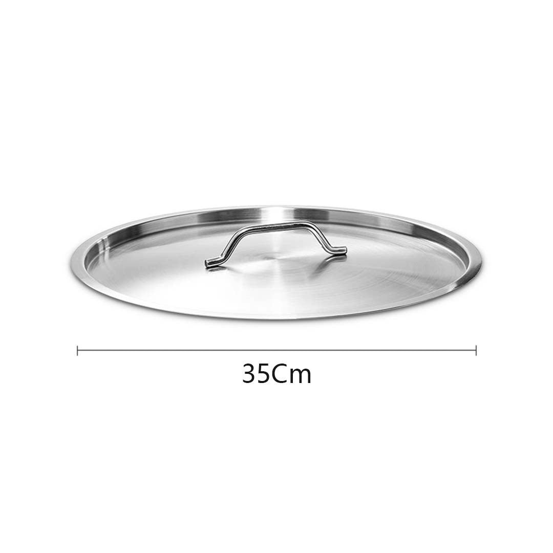 Soga 35cm Top Grade Stockpot Lid Stainless Steel Stock Pot Cover
