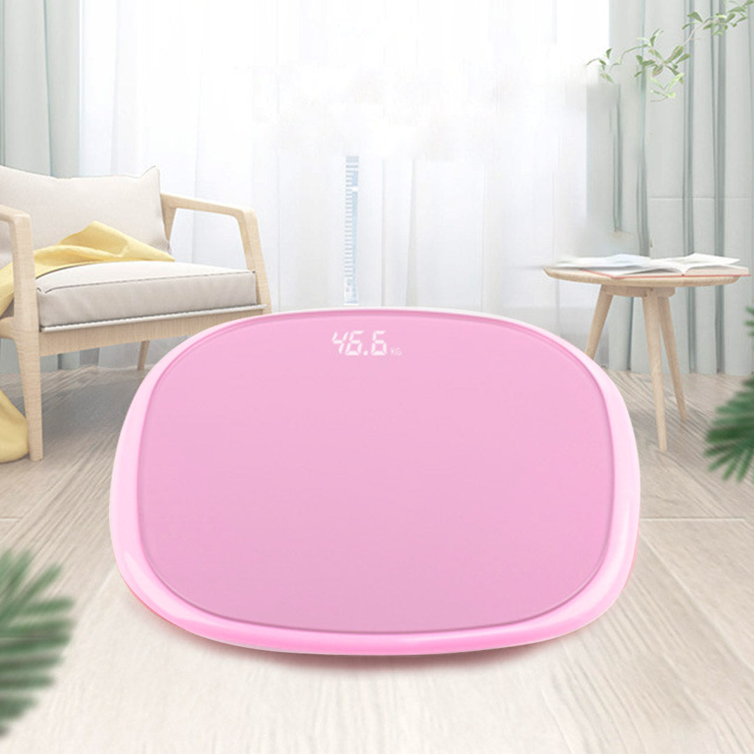 Soga 180kg Digital Lcd Fitness Electronic Bathroom Body Weighing Scale Pink