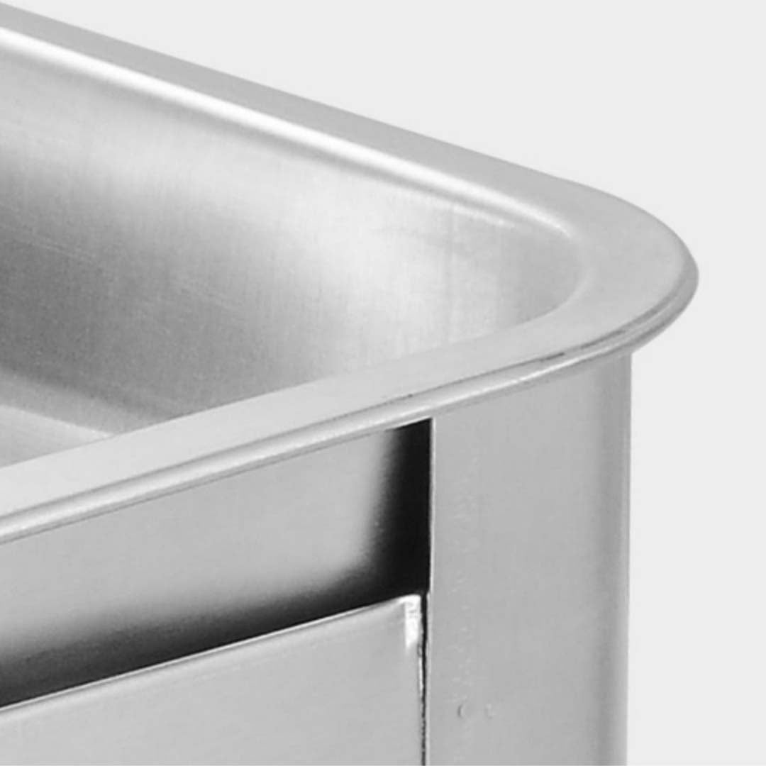 40cm Portable Stainless Steel Outdoor Chafing Dish Bbq Fish Stove Grill Plate