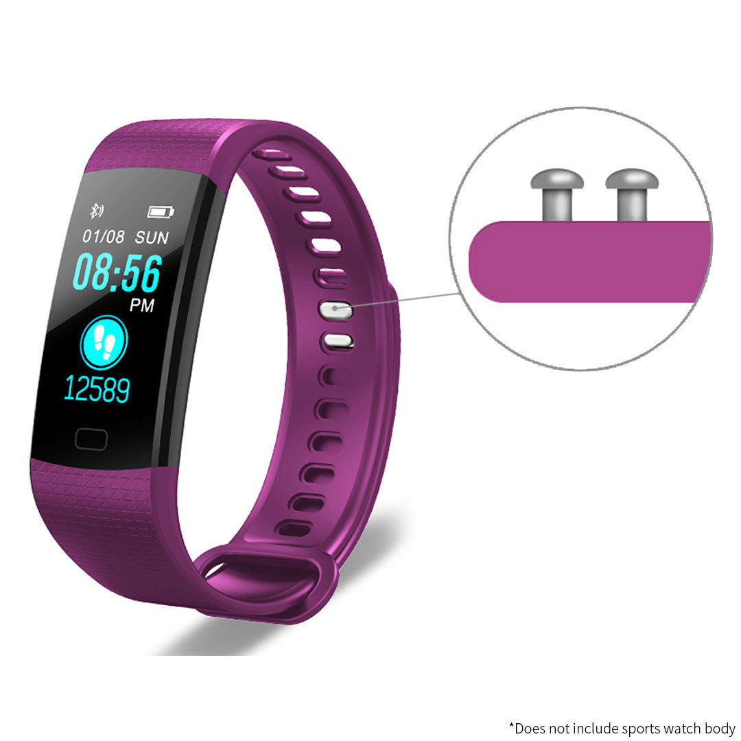 Soga Smart Watch Model Rd11 Compatible Sport Strap Wrist Bracelet Band Purple