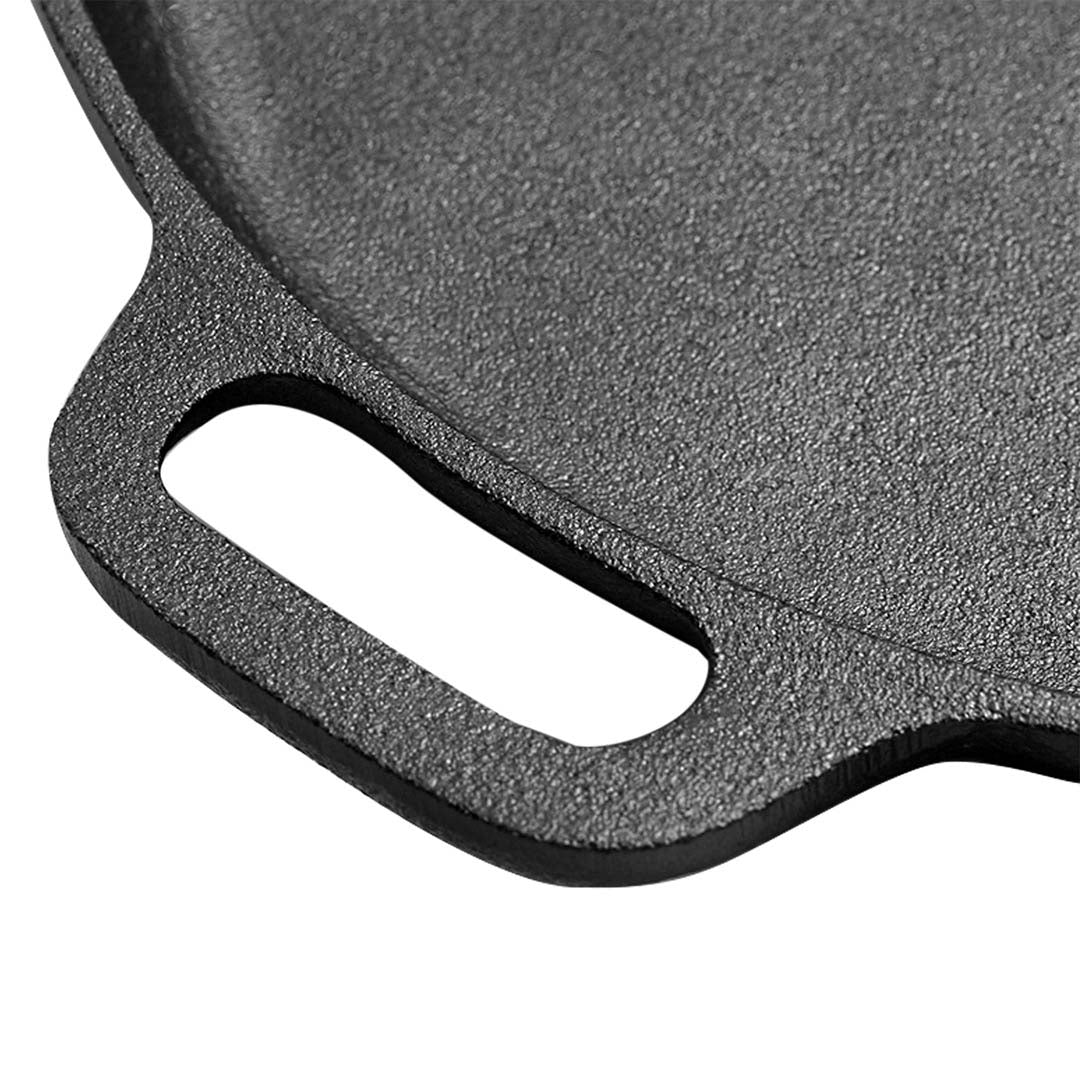 Electric Smart Induction Cooktop and 30cm Cast Iron Frying Pan Skillet Sizzle Platter