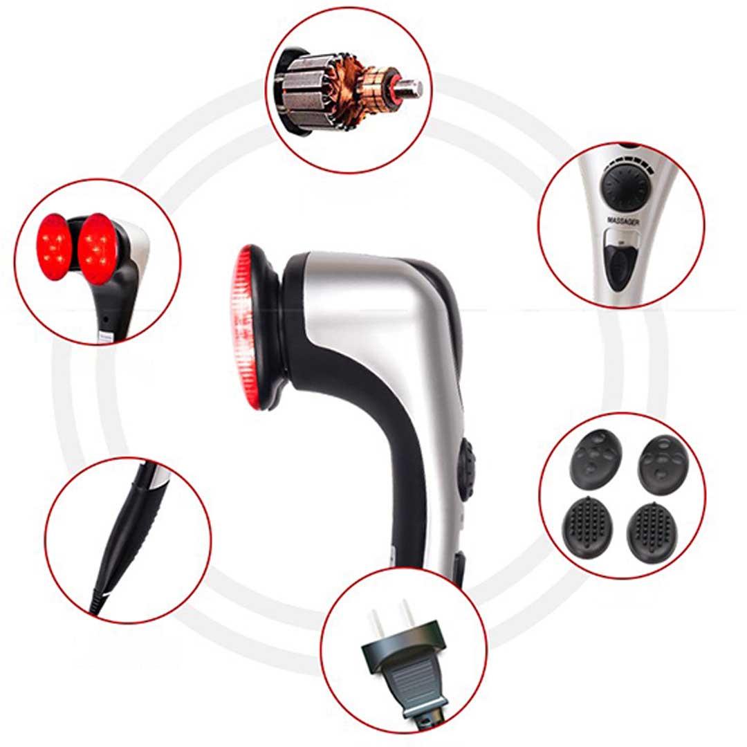 Soga Deluxe Handheld Percussion Soothing Body Massager