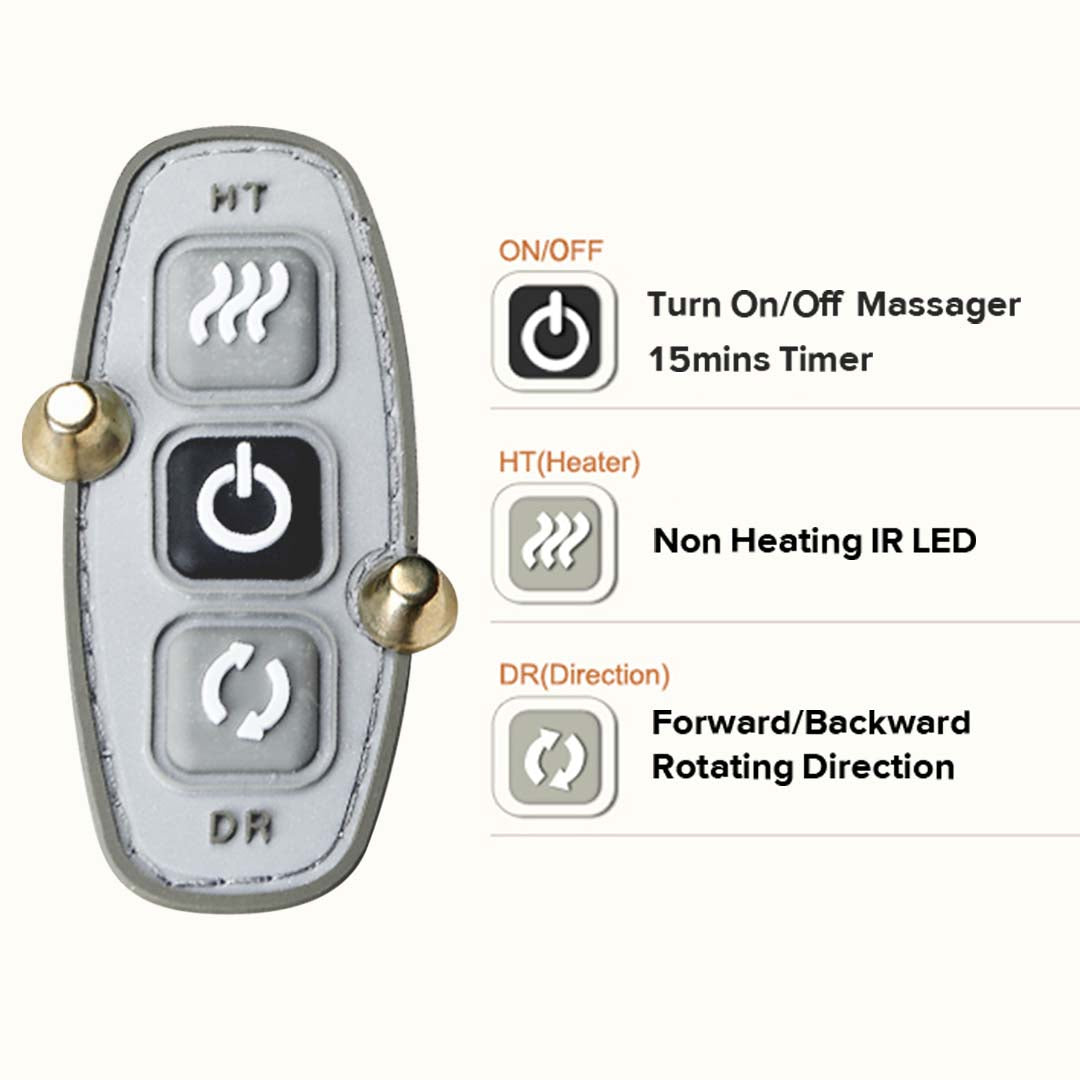 Soga Electric Kneading Neck Shoulder Arm Body Massager With Heat Health Care