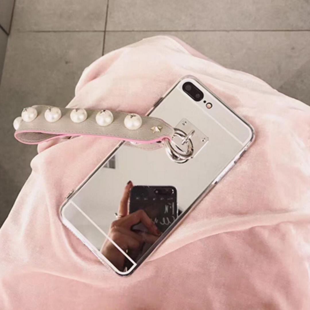 Luxury Fashionable Durable Silver Mirror Back I Phone Case 6s Plus