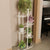 Soga 6 Tier 7 Pots White Round Metal Plant Rack Flowerpot Storage Display Stand Holder Home Garden Decor