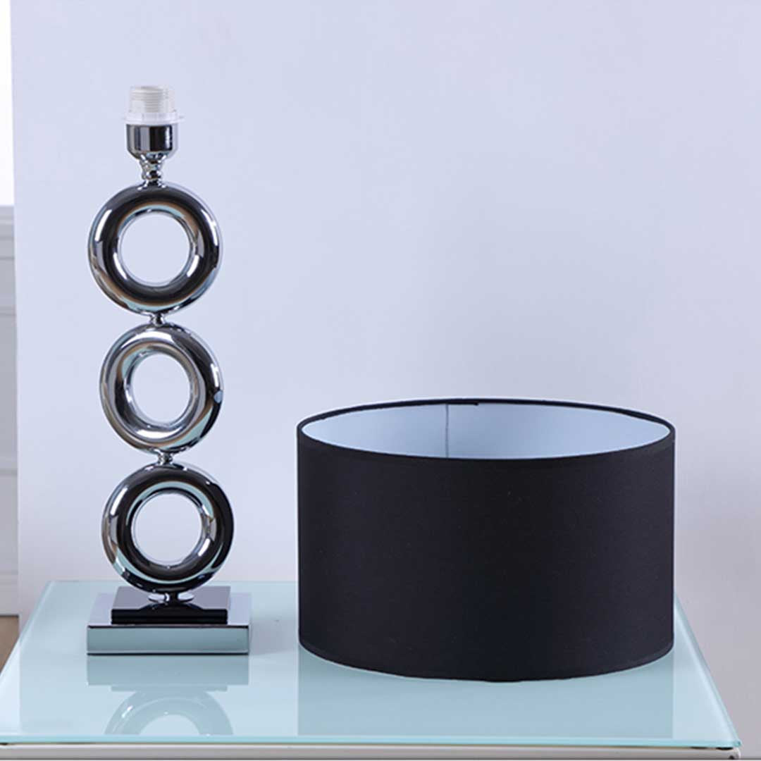 Soga 2 X Simple Industrial Style Table Lamp Metal Base Desk Lamp