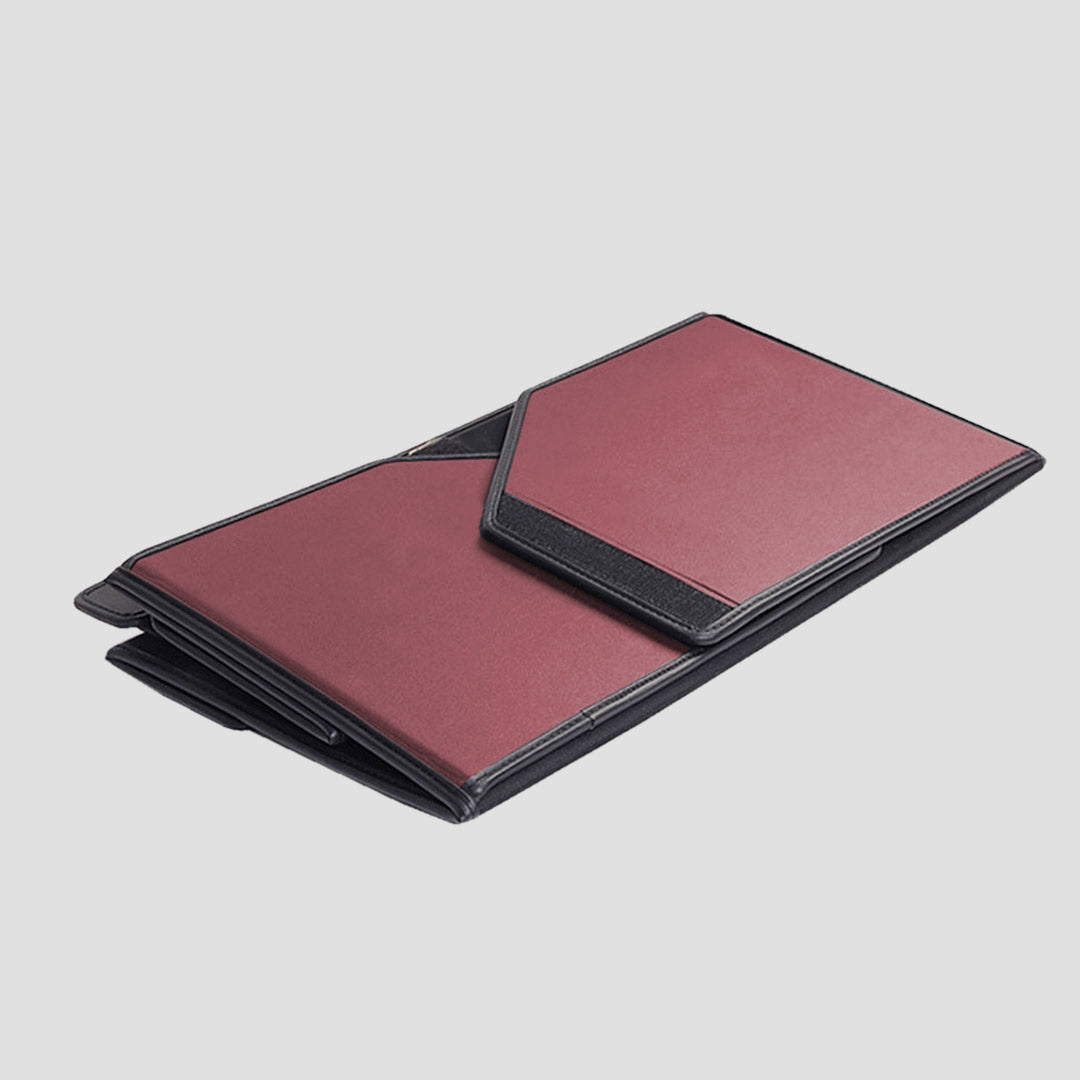 Soga Leather Car Boot Collapsible Foldable Trunk Cargo Organizer Portable Storage Box Red Small