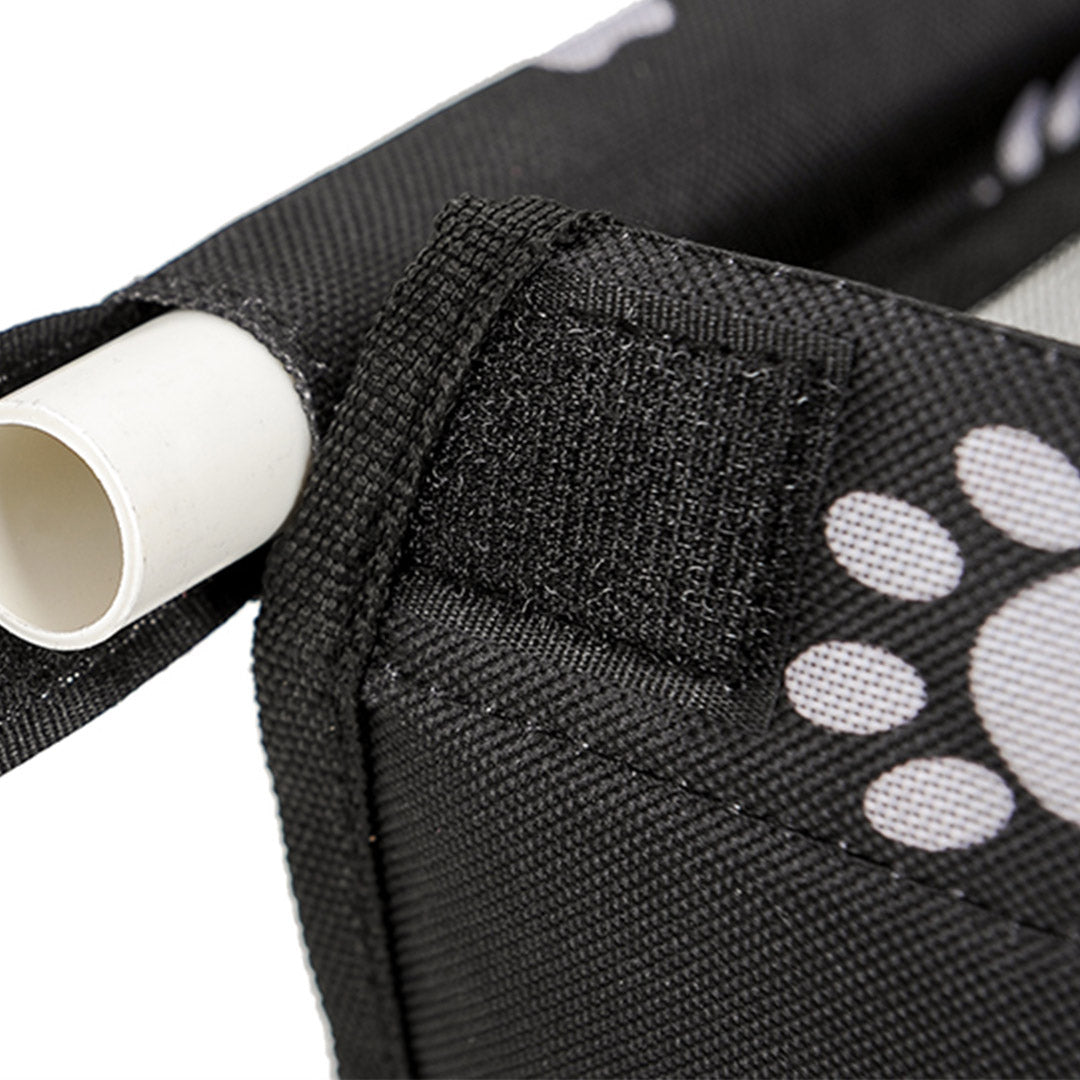 Soga Waterproof Pet Booster Car Seat Breathable Mesh Safety Travel Portable Dog Carrier Bag Black
