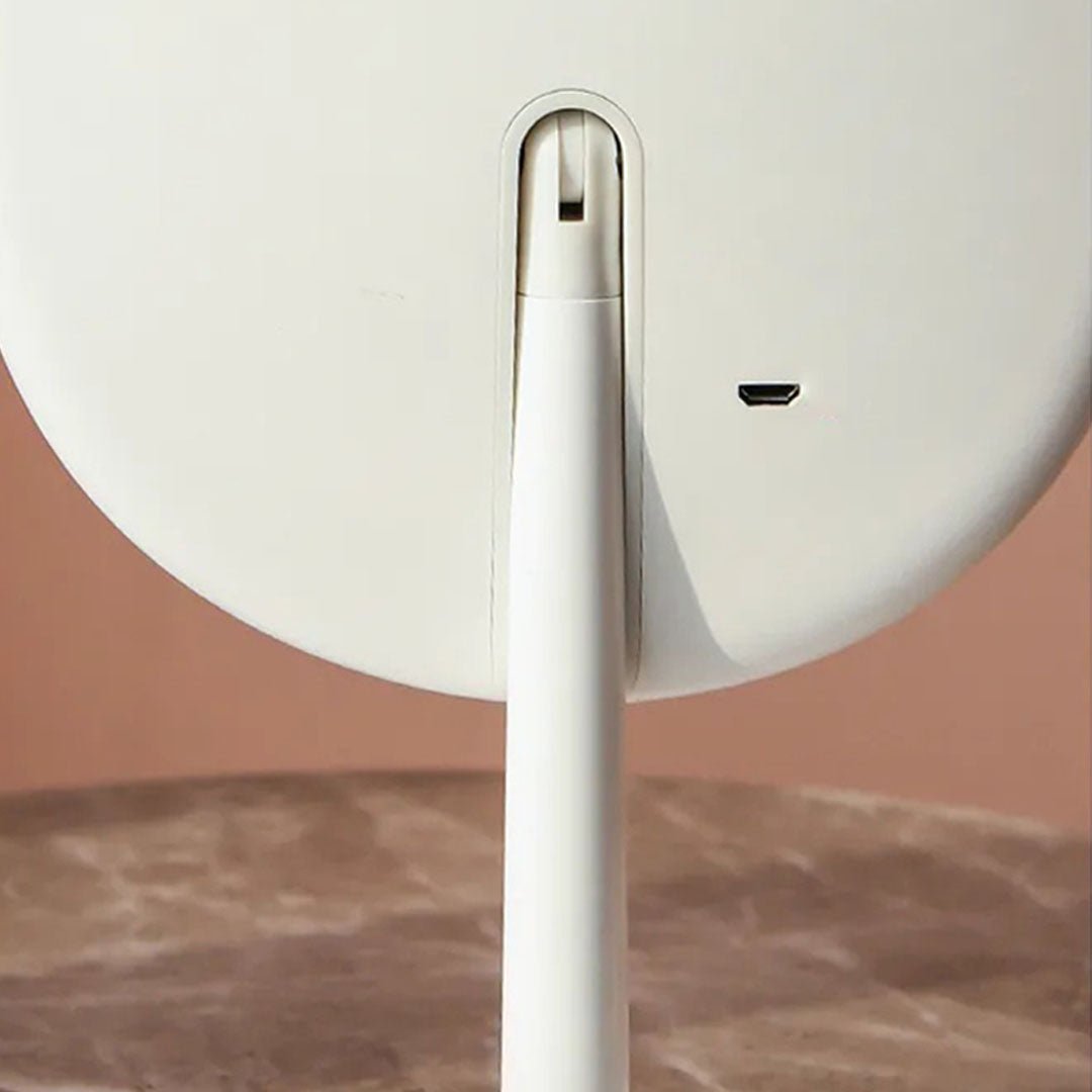 Soga White Antler Led Light Makeup Mirror Tabletop Vanity Home Decor