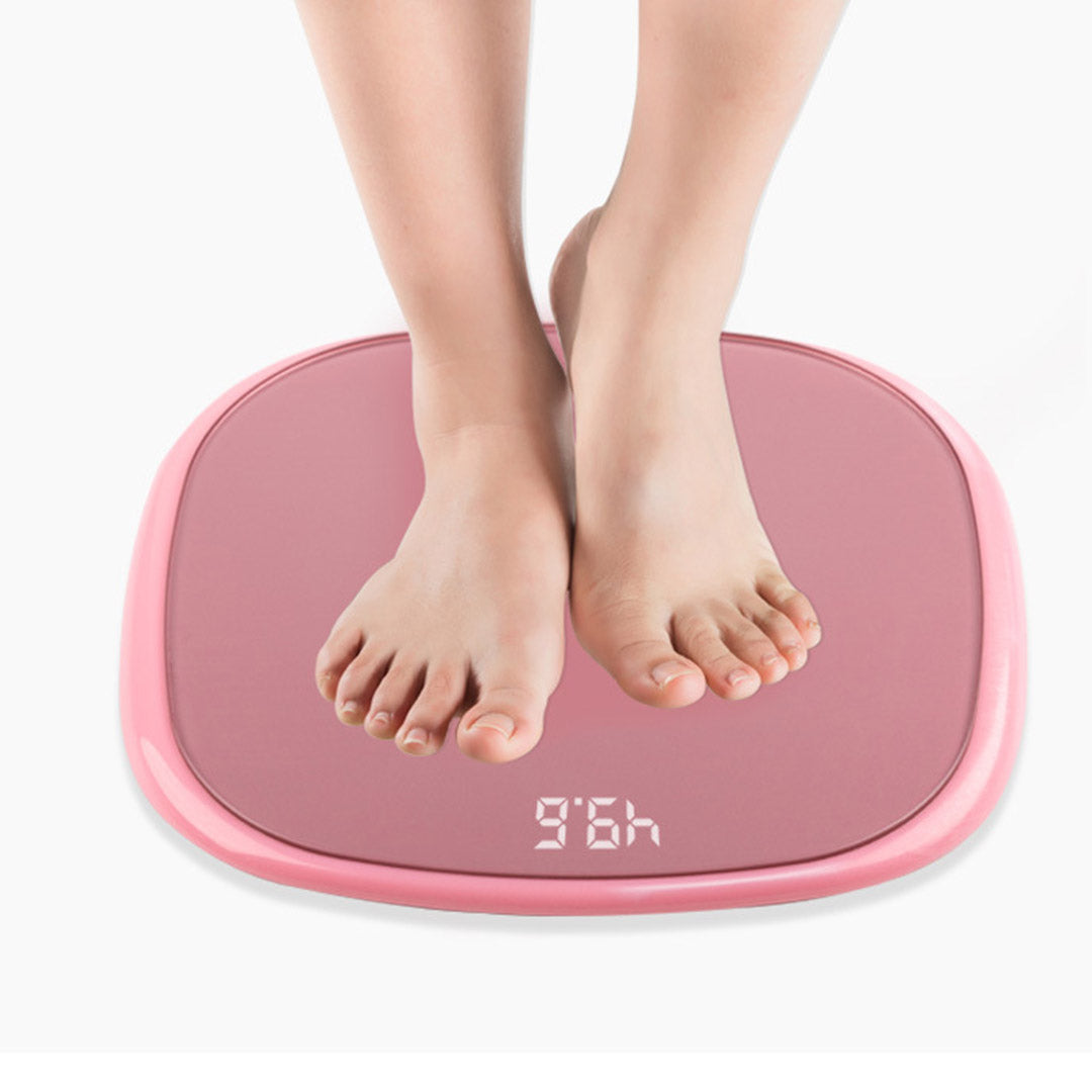 Soga 2 X 180kg Digital Lcd Fitness Electronic Bathroom Body Weighing Scale Old Rose