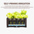 Soga 40cm Raised Planter Box Vegetable Herb Flower Outdoor Plastic Plants Garden Bed With Legs Deepen