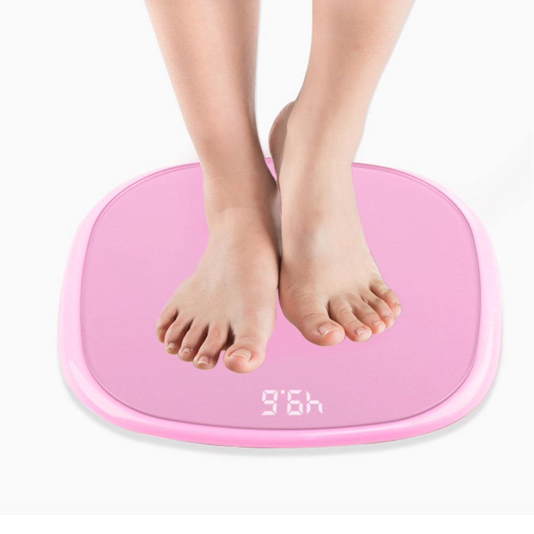 Soga 2 X 180kg Digital Lcd Fitness Electronic Bathroom Body Weighing Scale Pink/Old Rose