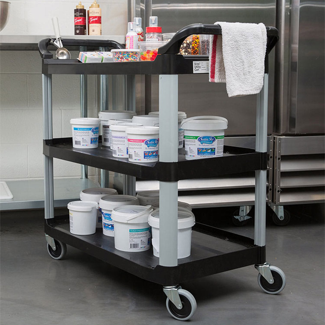 Soga 2 X 3 Tier Food Trolley Food Waste Cart Food Utility Mechanic Kitchen Large