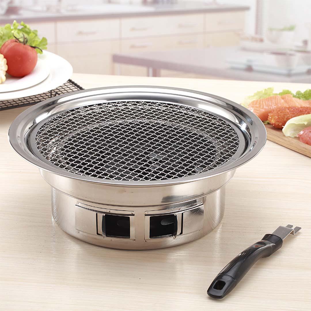 Soga Bbq Grill Stainless Steel Portable Smokeless Charcoal Grill Home Outdoor Camping