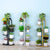 Soga 6 Tier 7 Pots White Round Metal Plant Rack Flowerpot Storage Display Stand Holder Home Garden Decor
