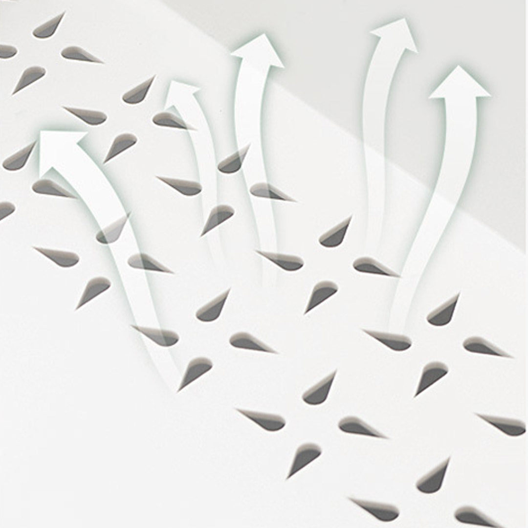 Soga 3 Tier Steel White Movable Kitchen Cart Multi Functional Shelves Portable Storage Organizer With Wheels