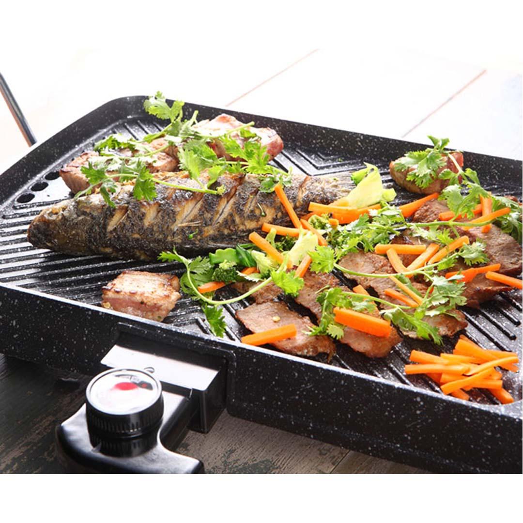 Soga 2 X 2 In 1 Electric Bbq Grill Teppanyaki And Steamboat Hotpot Asian Hot Pot