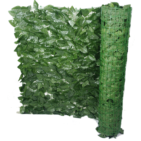 Artificial UV Peach Leaf Roll 3m By 1m