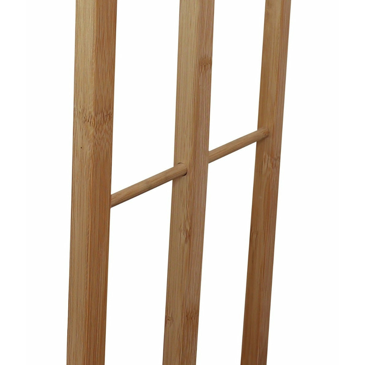 CARLA HOME Bamboo Towel Bar Holder Rack 3-Tier Freestanding for Bathroom and Bedroom