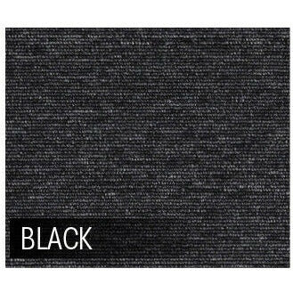5m2 Box of Premium Carpet Tiles Commercial Domestic Office Heavy Use Flooring Black