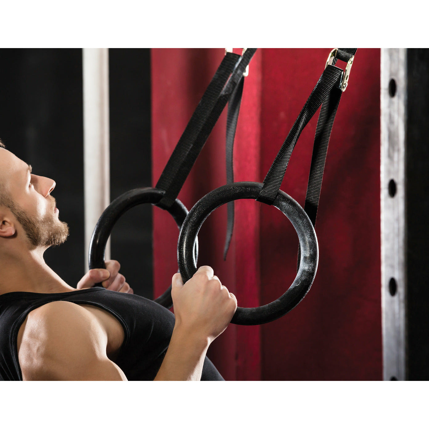 Gym Rings Hoop Gymnastic Exercise Training Fit