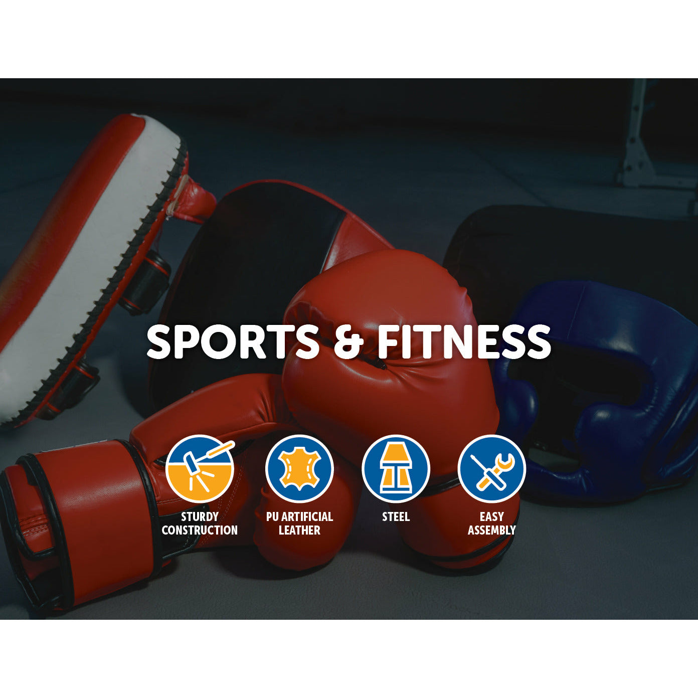 30kg Heavy Duty Boxing Punching Bag Solid Filled