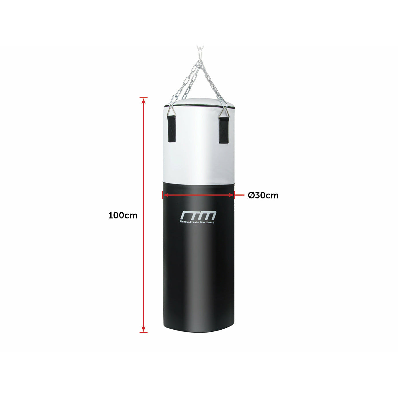 30kg Heavy Duty Boxing Punching Bag Solid Filled