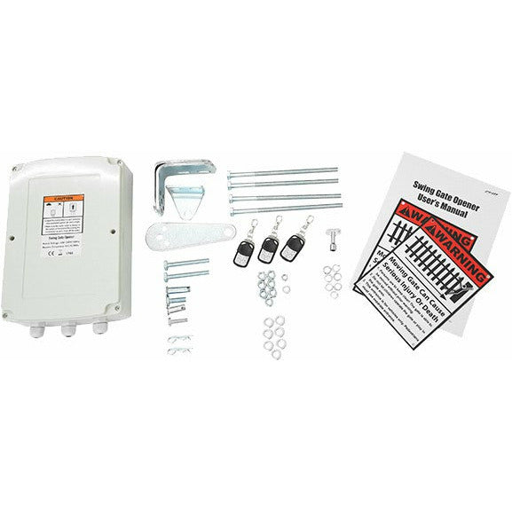 500KG 10W Solar Single Swing Auto Motor Remote Gate Opener