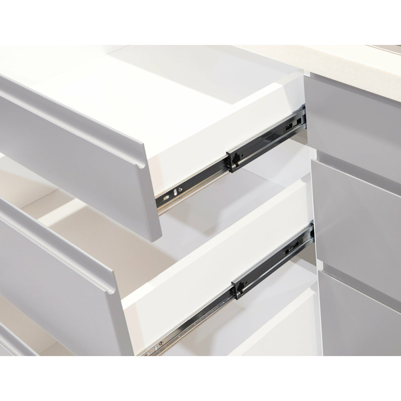 10 Pairs of 500mm Soft Close Full Extension Ball Bearing Drawer Runner