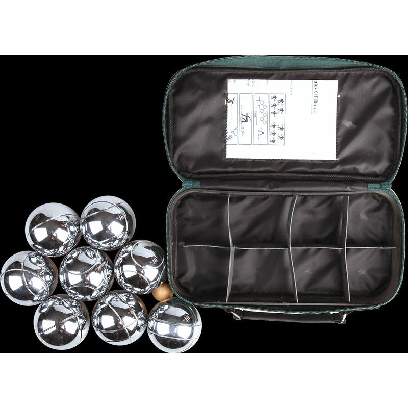 Deluxe Boules Bocce 8 Alloy Ball Set