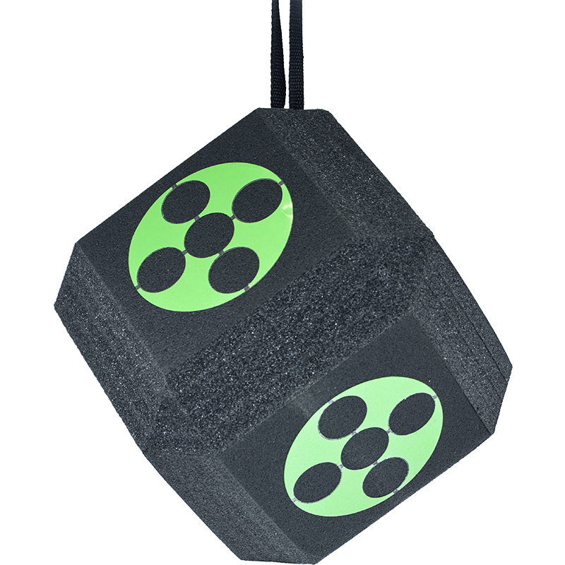 Archery 3D Dice Target Cube Reusable 18 Sides 23CM Self Healing XPE Foam Target