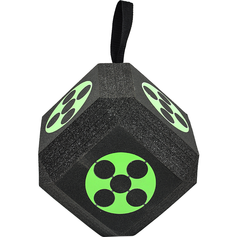 Archery 3D Dice Target Cube Reusable 18 Sides 23CM Self Healing XPE Foam Target