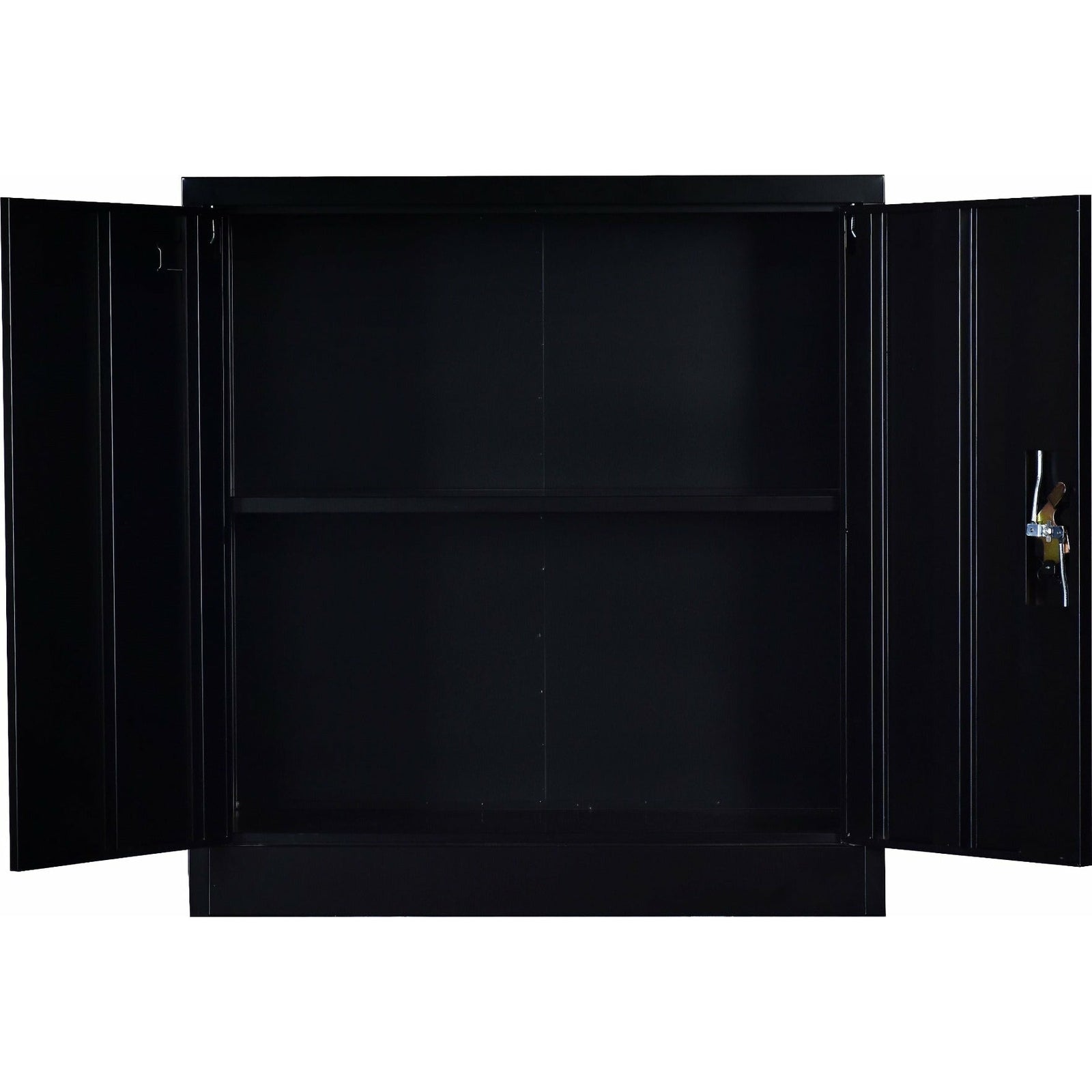 Two-Door Shelf Office Gym Filing Storage Locker Cabinet Safe