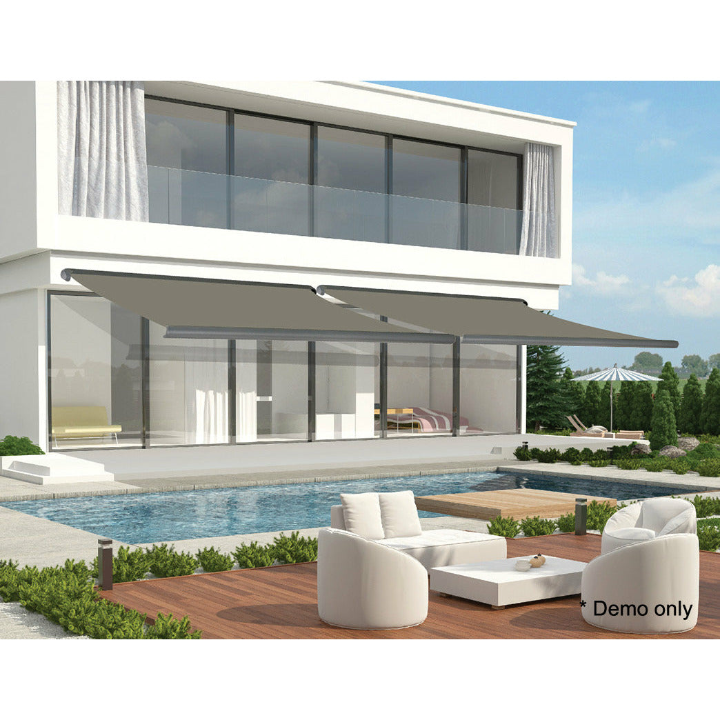 4.0m x 3.0m Retractable Folding Arm Awning Heavy Duty Full Cassette Motorised